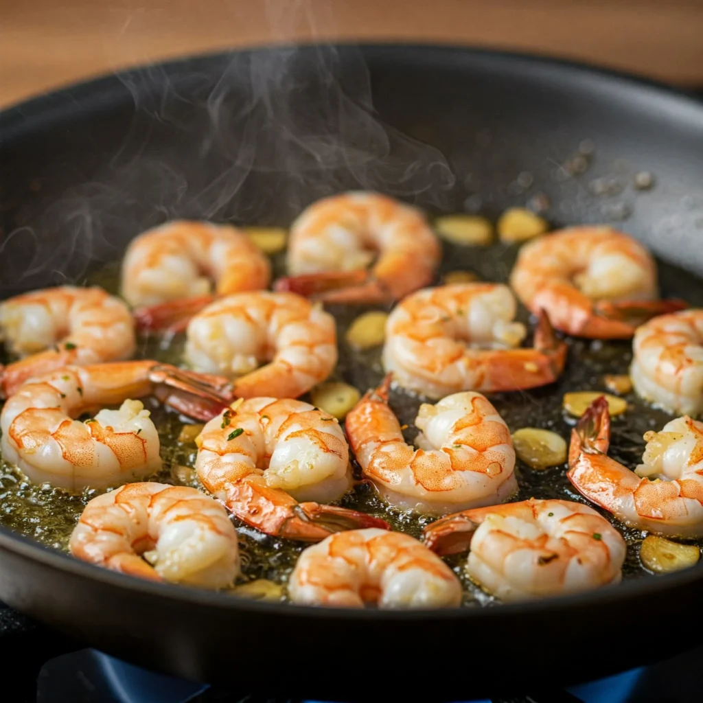 Cook the Shrimp: Roast the Spaghetti Squash: Spaghetti Squash with Shrimp Recipe