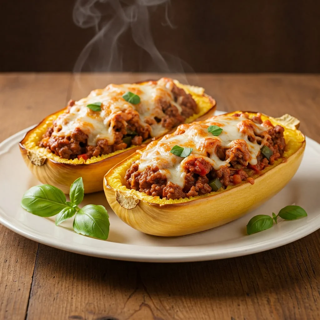 spaghetti squash recipes with ground beef