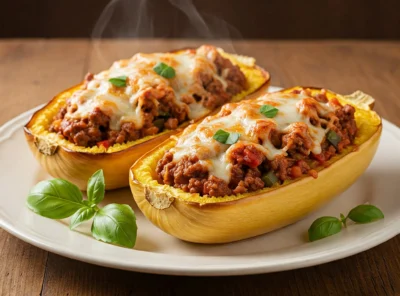 Effortless & Healthy Spaghetti Squash with Ground Beef Recipe