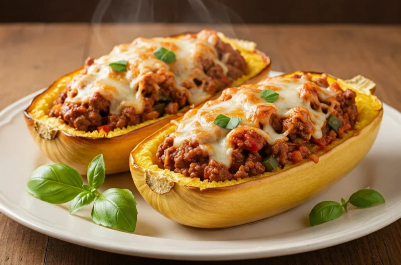 spaghetti squash recipes with ground beef