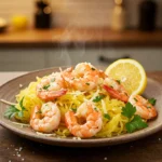 Quick Spaghetti Squash with Shrimp Recipe