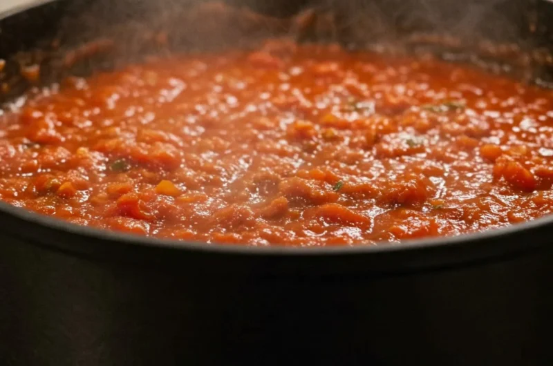 Easy Homemade Prego Style Spaghetti Sauce Recipe